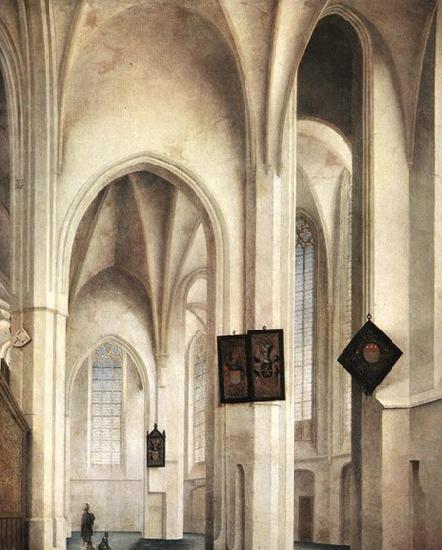 SAENREDAM, Pieter Jansz Interior of the St Jacob Church in Utrecht oil painting picture